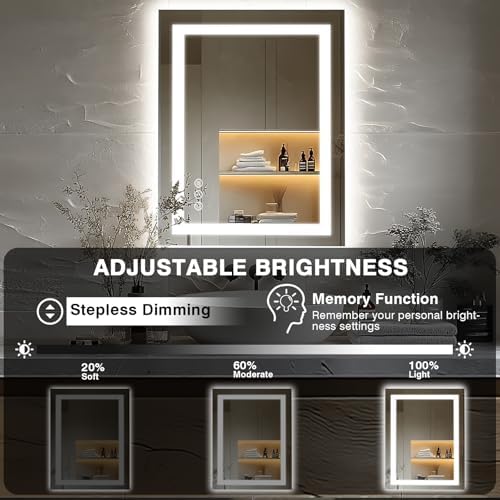 EchosLife 24"x36" LED Bathroom Mirrors - Image 5