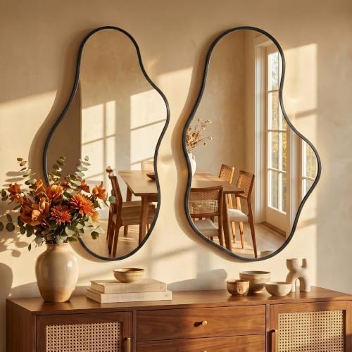 Bathroom Mirror for Over Sink -Black Room Decor Wall Mirror 20"x 36" - Image 4