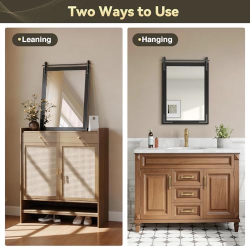 Brightify Black Farmhouse Mirror - Image 6