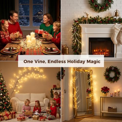 Bexdir 6ft 72LED Birch Vine - Image 3