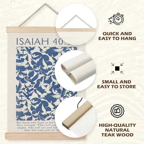 Supwhd Isaiah 40:31 Eagles Christian Wall Art - Image 5
