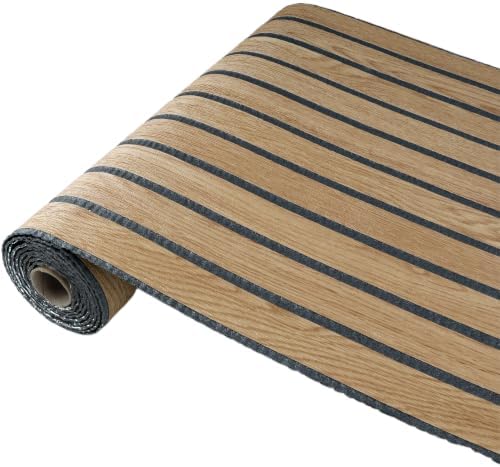 Peel and Stick Slat Wall Panels, 3D Faux Wood Grain PVC Panels by PGVALXOR