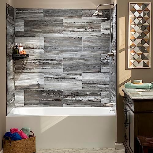 Palisade 23.2 in. x 11.1 in. Vinyl Wall Tiles in Prado Granite - Image 2