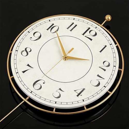 Decorative Wall Clock, Silent Non-Ticking Quality Quartz Movement Battery - Image 2