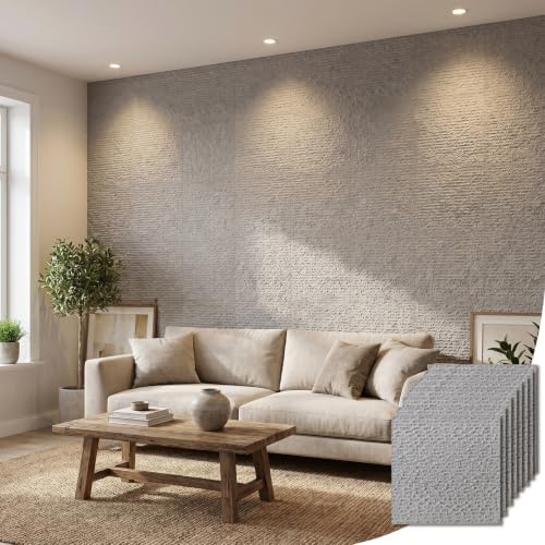 GLSLAND 3D Faux Stone Wall Panels by GLSLAND