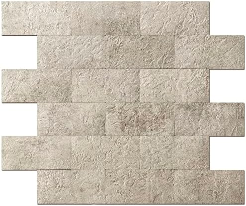 Art3d Peel and Stick Backsplash, Stick on Wall Tile, Stone Beige by Art3d