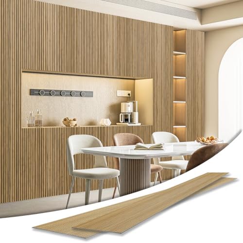 Art3d Fine Bar Design Slim Slat Wall Panel, 104 x 12 Inch by Art3d