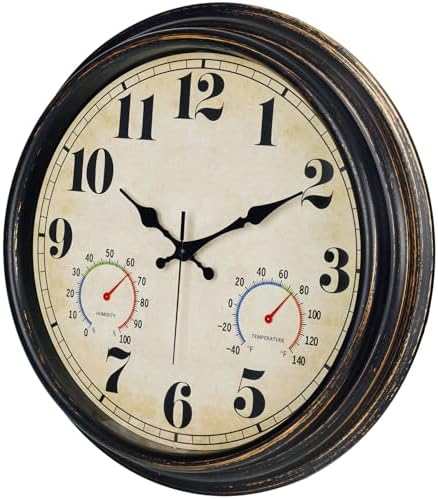 zyzamay 16 Inch Outdoor Clock - Image 2