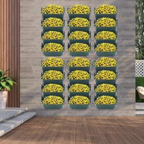 Vertical Garden Planter, Wall Mounted Planter, Wall Hanging Flower Pot Wall - Image 3