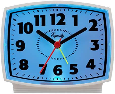 Equity 33100 Electric Silent Analog Alarm Clock - Image 3