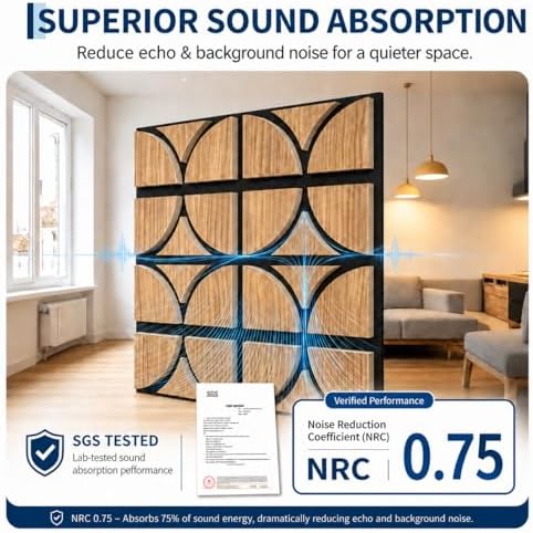 Garvee 3D Acoustic Wood Panels - Image 4
