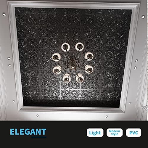 Art3d Spanish Floral Drop Ceiling Tiles, 24 x 24 in - Image 3
