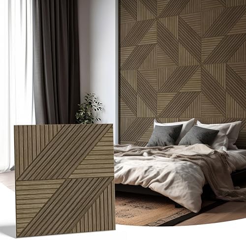 Acoustic Wall Panels, Decorative Sound Absorbing Panels, 6 Pack by AcousticPanels