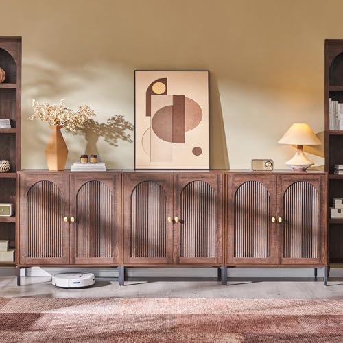 IFGET 92.63" W Modern Arched Sideboard Buffet Cabinet by IFGETEnrichYourLivingSpace