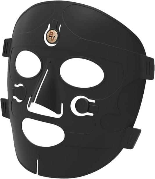 TheMogan Bandivita Facial Micro Galvanic Cell Silicon Mask Hydration 140% Absorption Skin Care Black