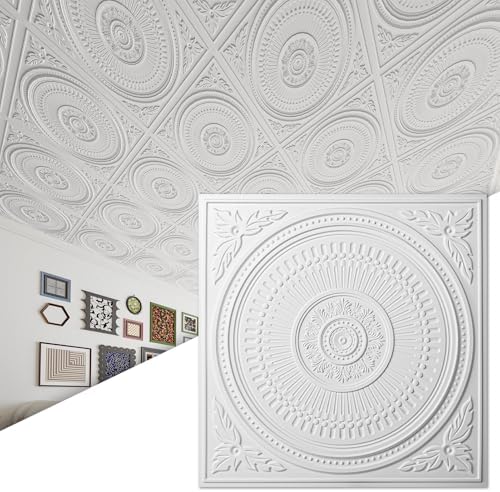 Art3d 24-Pack 2 x 2 ft Drop Ceiling Tiles by Art3d