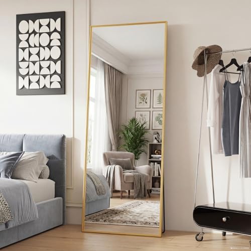 DUMOS 24"x65" Full Length Floor Mirror, Full Body Mirror - Image 3