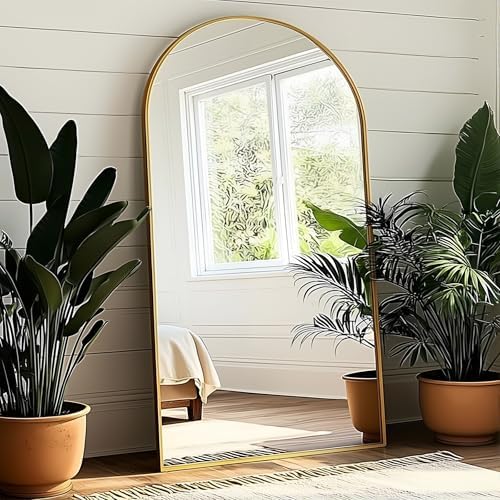 KOMCOTE Arched Floor Mirror by KOMCOTE