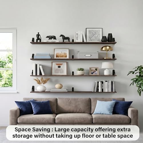 Long Wall Shelf, Large Floating Shelves - Image 7