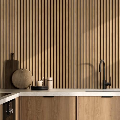COMSTICKC 3D Peel and Stick Shiplap Wood Wall Sticker - Image 6