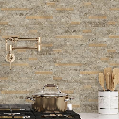 STICKGOO 2 Sheets Peel and Stick Backsplash Tile, Stick on Backsplash - Image 5