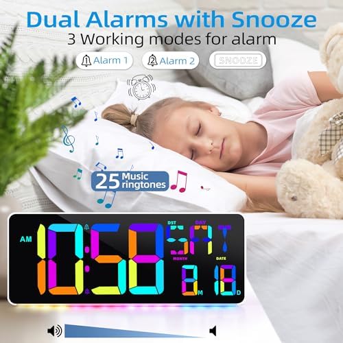 13.5"Large Digital Wall Clock Timer - Image 6