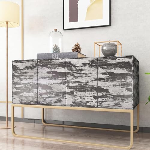 BOMENG Black Concrete Wallpaper Peel and Stick Industrial Cement Wallpaper - Image 5