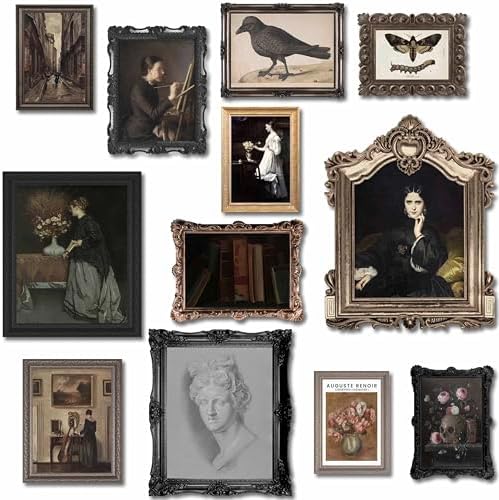 LANCHI95 12PCS Unframed Dark Academia Moody Gothic Art by LANCHI95