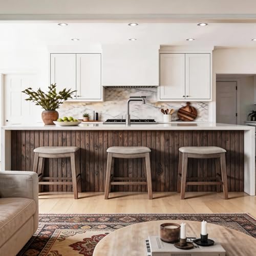 Wood Grain 15.8"W x 118"L Peel and Stick Wall Panels, 3D Soundproof - Image 2
