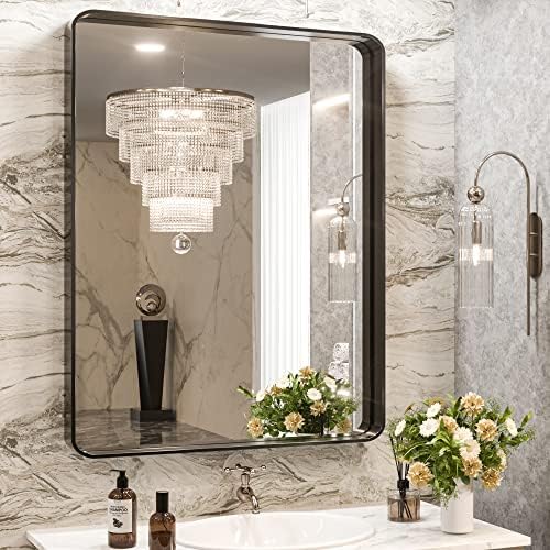 TokeShimi 24 x 32 Inch Black Mirror Wall Mirror - Image 2