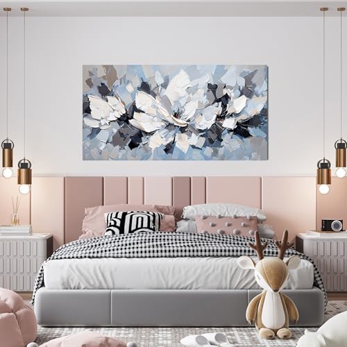 Canvas Wall Art Decor Modern White Wall Art - Image 2