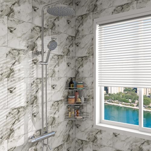 Marble Peel and Stick Backsplash 23.6 x11.8 in - Image 6