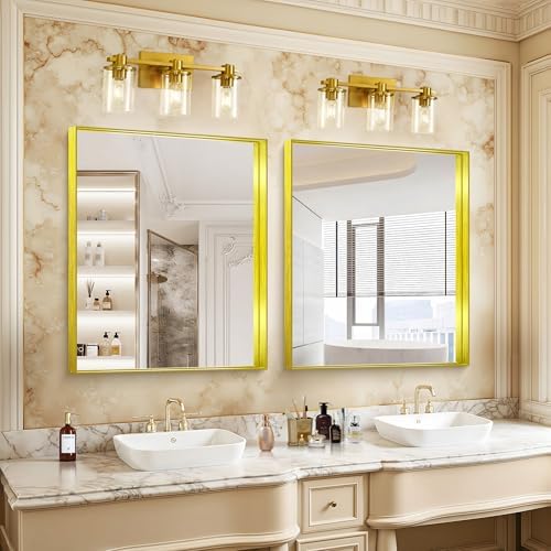CIRCUMI Gold Bathroom Mirror - Image 6
