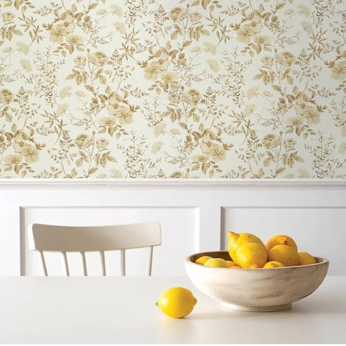 Erfoni Boho Floral Peel and Stick Wallpaper Floral Leaf Contact Paper DIY - Image 2