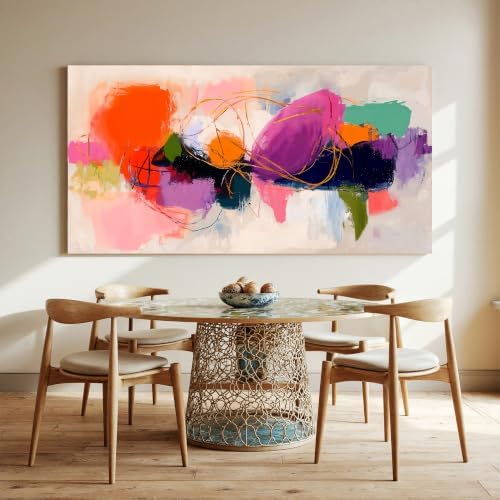 Tsomzxng Colorful Graffiti Large Abstract Wall Art - Image 4