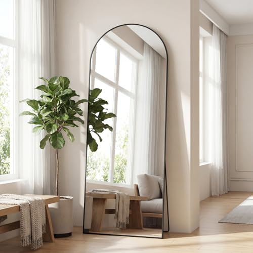 Sweetcrispy 65"x24" Arched Full Length Mirror, Full Body Mirror - Image 2