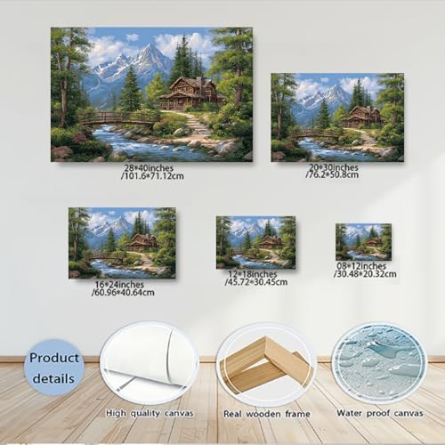 Serene Landscape Canvas Wall Art - Image 5