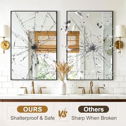 Rectangular Bathroom Mirror - Image 6