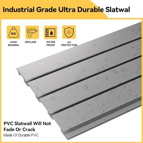 RORA Slat Wall, 2x4 ft Slatwall - Image 2
