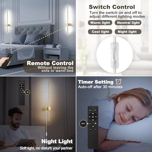 GOODATE Wall Sconces Set of Two - Image 5
