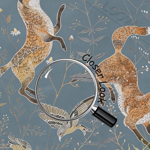 Animal Wallpaper Peel and Stick Woodland Wildlife Safari Wall Mural - Image 5