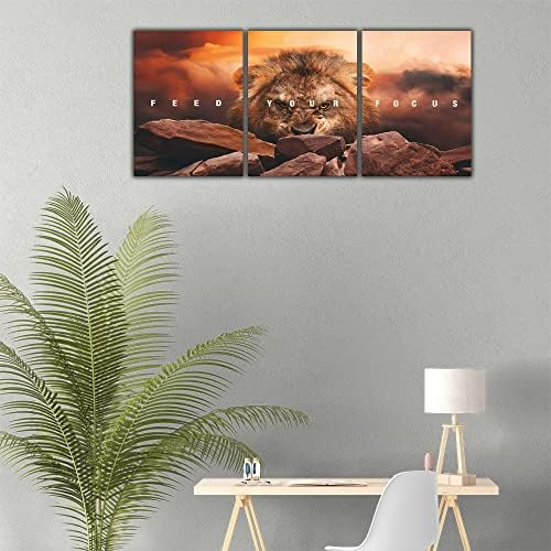 Inspirational Quotes Poster Framed Wall Art Motivational Canvas Painting Print - Image 3