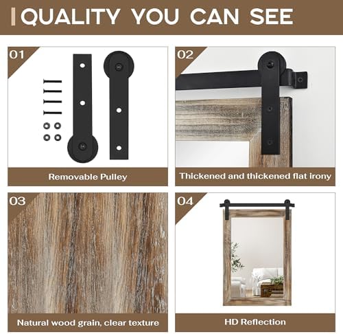 COGOOD Farmhouse Bathroom Mirrors - Image 3