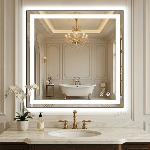 LED Bathroom Mirror with Lights by FICTOR