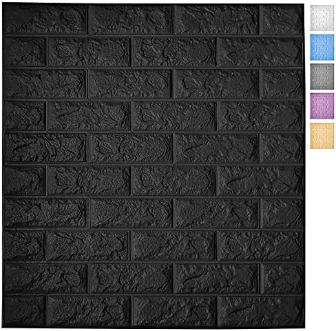 Art3d 11-Pack Durable Faux Brick Peel and Stick 3D Wall Panels by Art3d