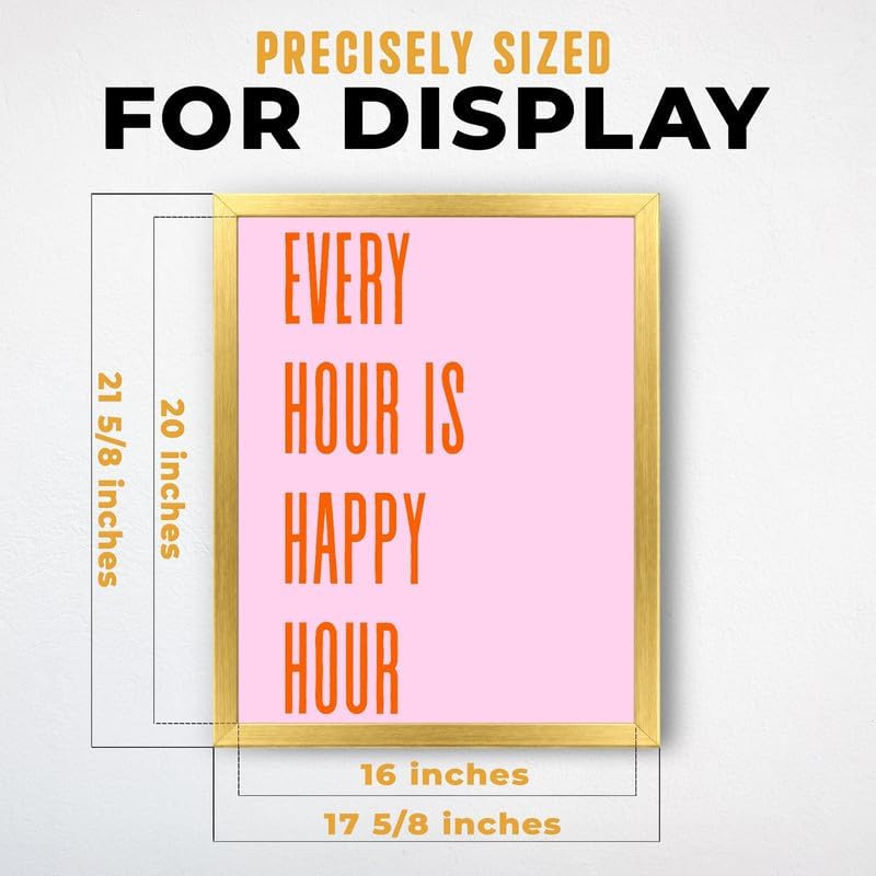 InkFlow Posters Every Hour Happy Hour Canvas Poster - Image 3