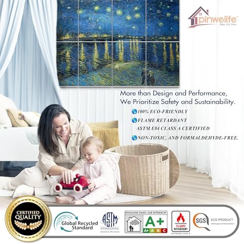 PINWELIFE® Masterpiece Acoustic Art Panels, Decorative Acoustic Wall Art - Image 5