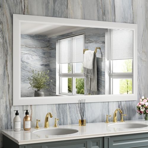 Amorho Bathroom Mirror for Wall 50x30 Inch by Amorho