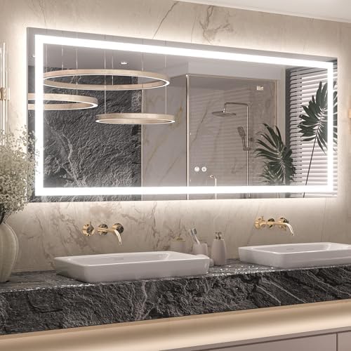 Keonjinn 60x28 Inch LED Bathroom Mirror by Keonjinn
