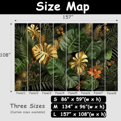 Peel and stick murals tropical leaf wallpaper - Image 6